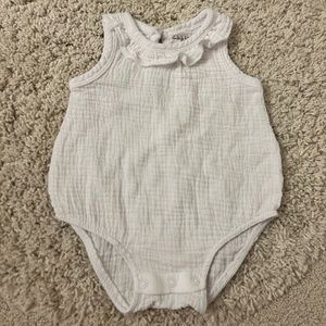Chickpea 3-6m tank onesie
